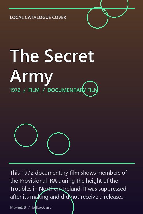 The Secret Army poster