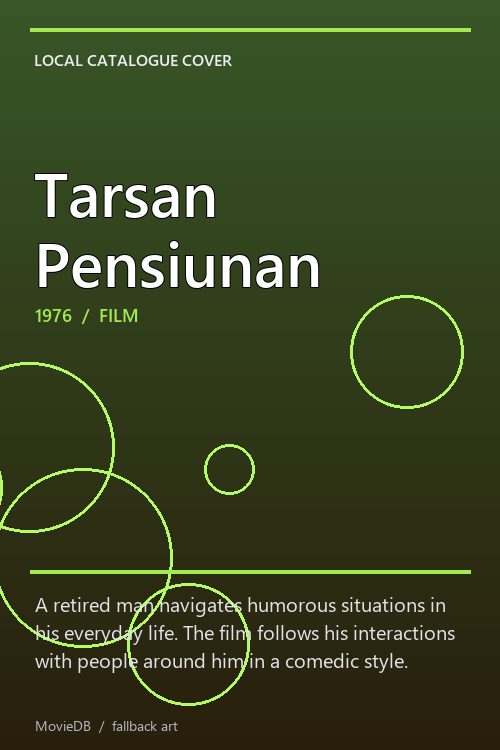 Tarsan Pensiunan poster