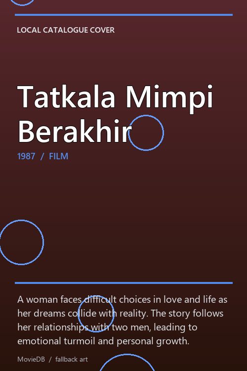 Tatkala Mimpi Berakhir poster
