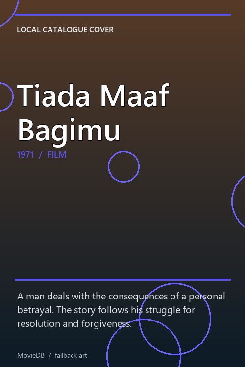 Tiada Maaf Bagimu poster