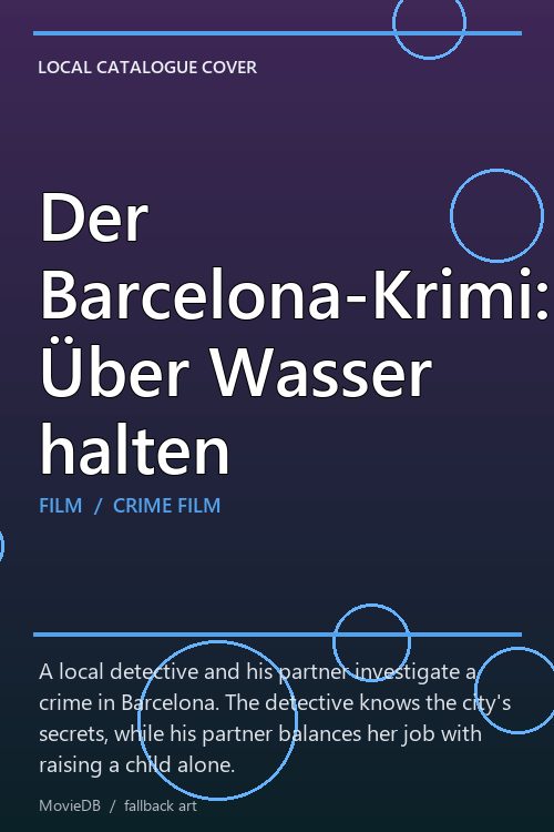 Der Barcelona-Krimi: Über Wasser halten poster