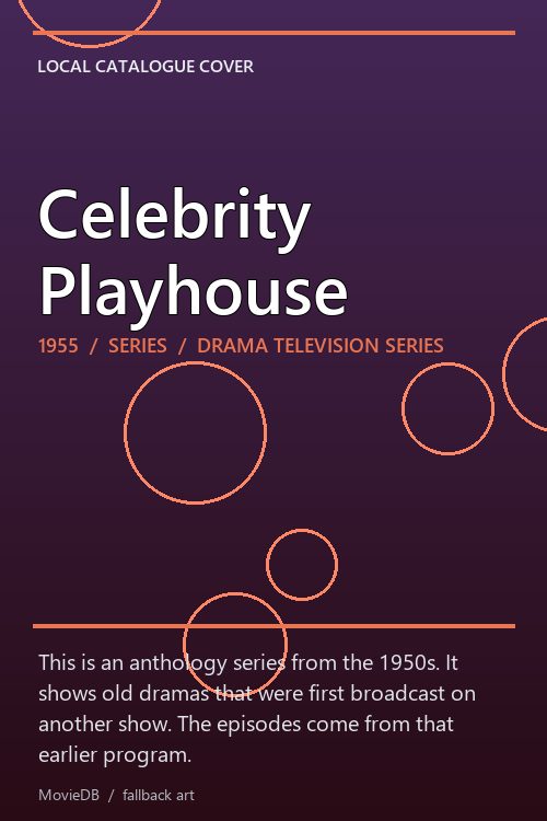 Celebrity Playhouse poster