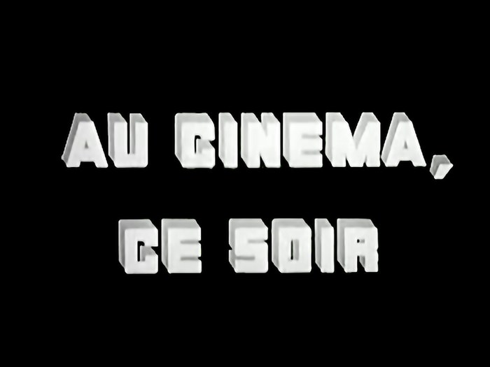 Au Cinéma ce soir poster