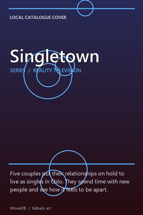 Singletown poster
