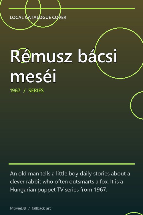 Rémusz bácsi meséi poster