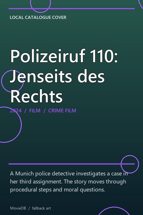 Polizeiruf 110: Jenseits des Rechts poster