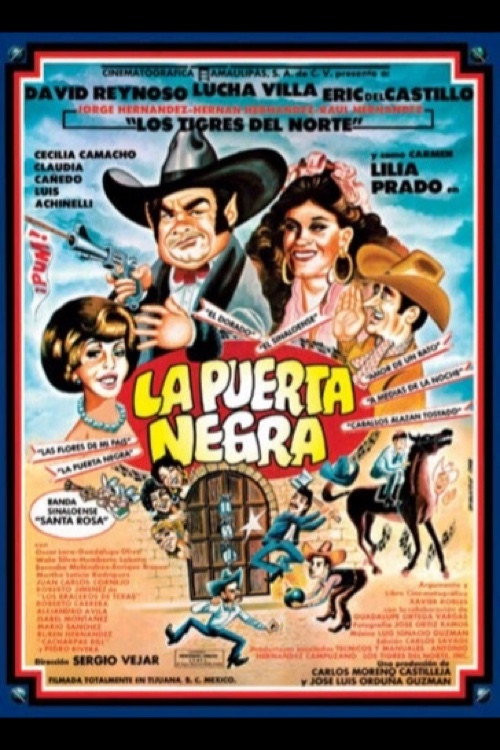 La puerta negra poster