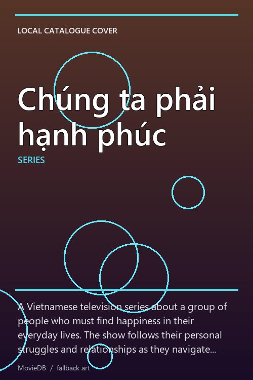 Chúng ta phải hạnh phúc poster