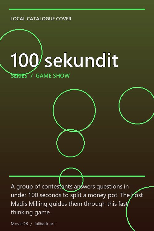 100 sekundit poster