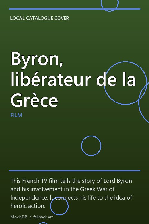 Byron, libérateur de la Grèce poster
