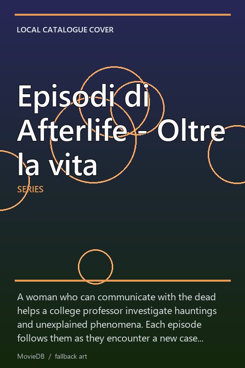 Episodi di Afterlife - Oltre la vita poster