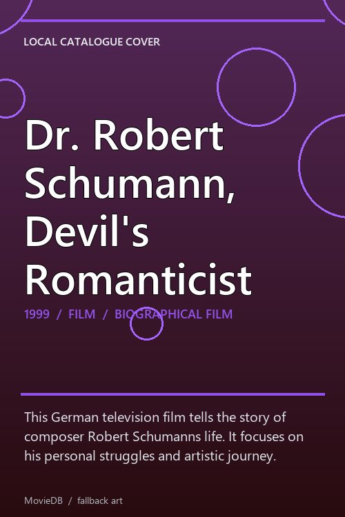 Dr. Robert Schumann, Devil's Romanticist poster