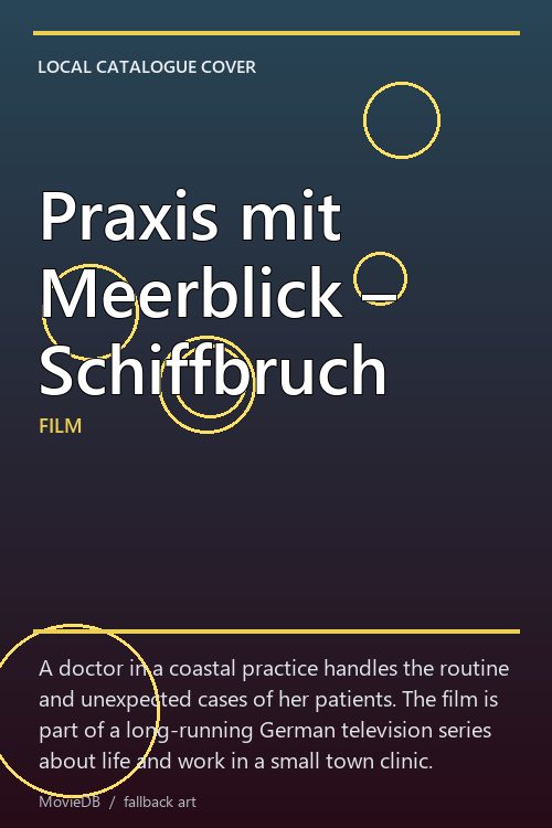 Praxis mit Meerblick – Schiffbruch poster