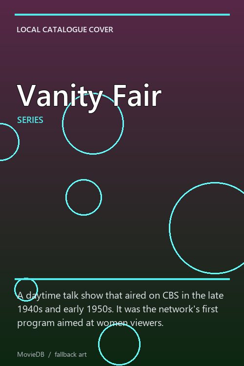 Vanity Fair poster