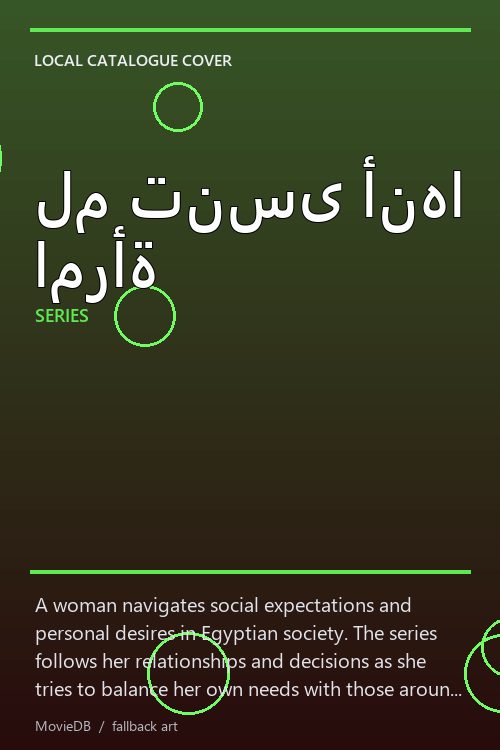 لم تنسى أنها امرأة poster