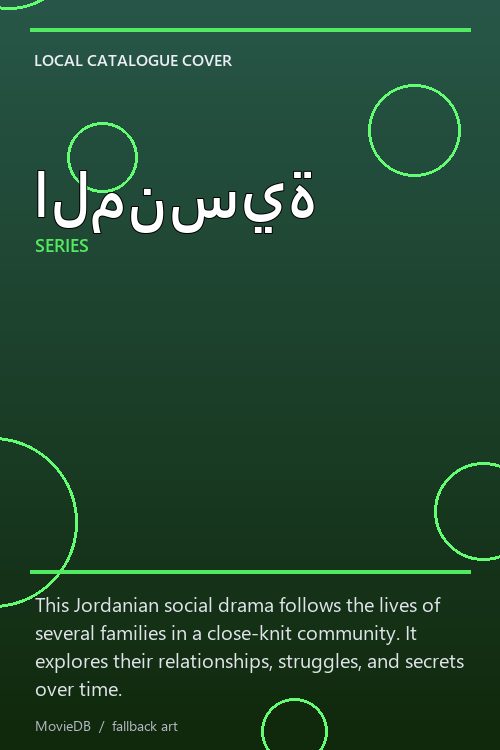المنسية poster