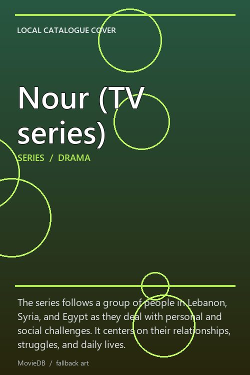 Nour (TV series) poster