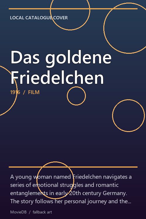 Das goldene Friedelchen poster