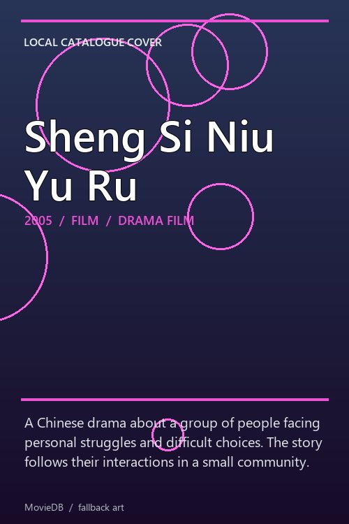 Sheng Si Niu Yu Ru poster