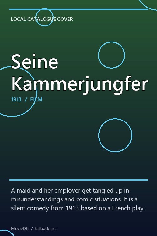 Seine Kammerjungfer poster
