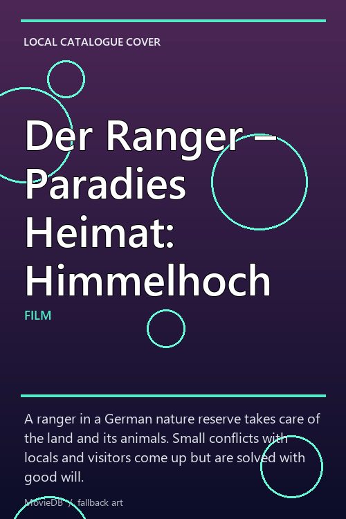 Der Ranger – Paradies Heimat: Himmelhoch poster
