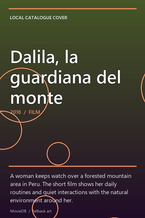 Dalila, la guardiana del monte poster