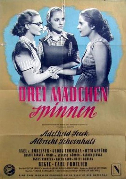 Three Girls Spinning poster