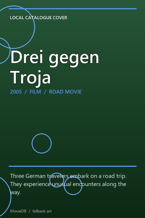 Drei gegen Troja poster