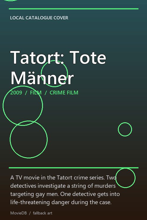 Tatort: Tote Männer poster