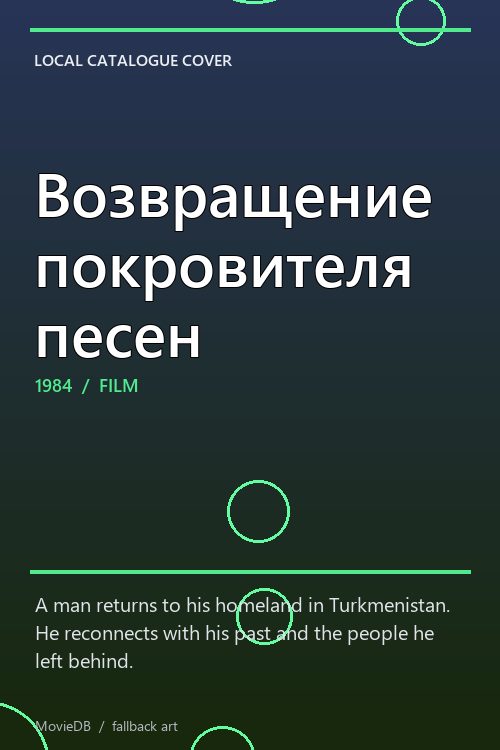 Возвращение покровителя песен poster