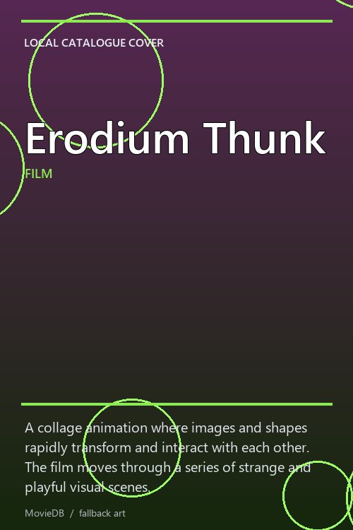 Erodium Thunk poster