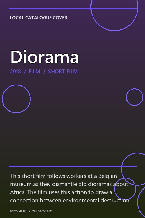Diorama poster