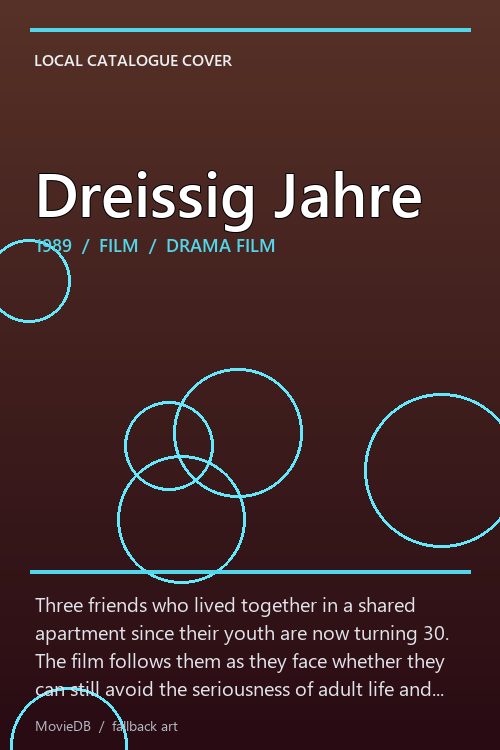 Dreissig Jahre poster