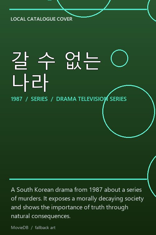 갈 수 없는 나라 poster