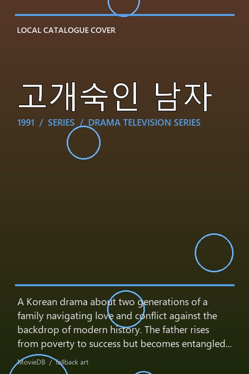 고개숙인 남자 poster