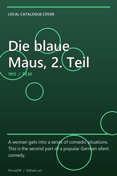 Die blaue Maus, 2. Teil poster