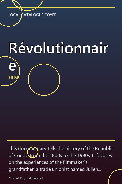 Révolutionnaire poster