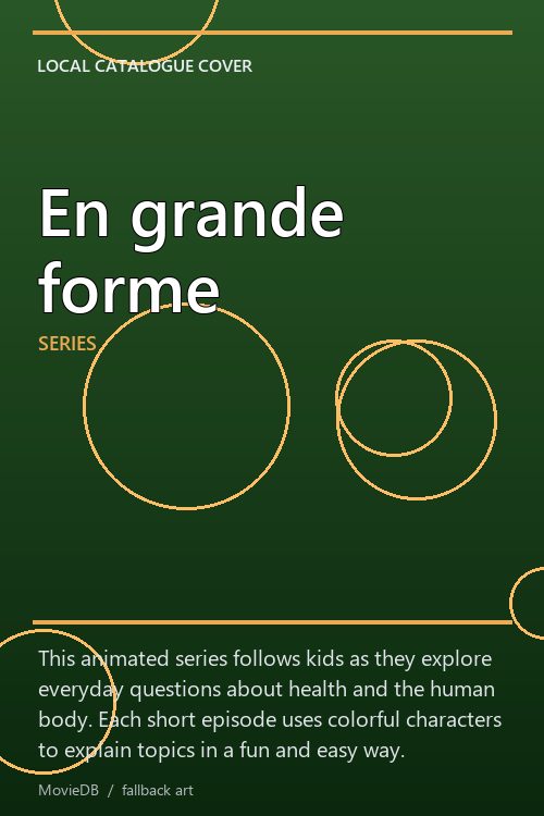 En grande forme poster