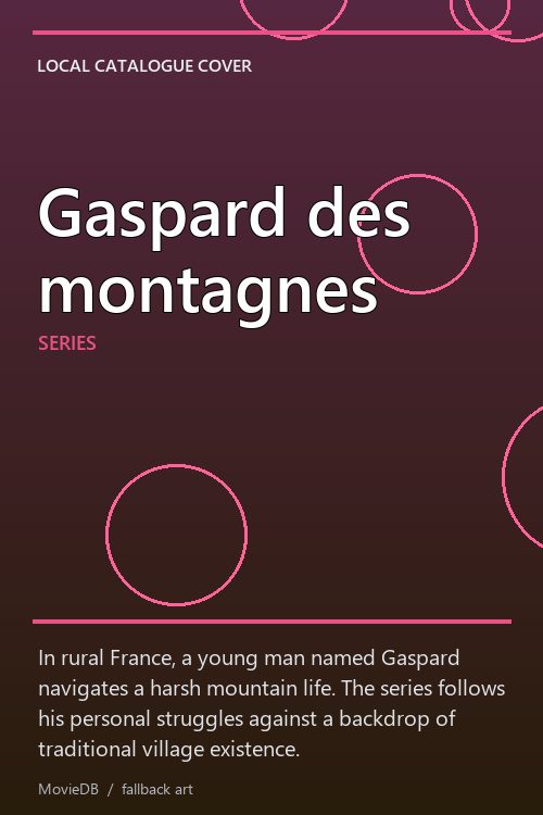 Gaspard des montagnes poster