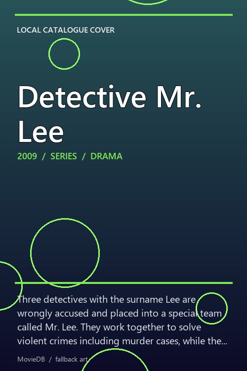 Detective Mr. Lee poster