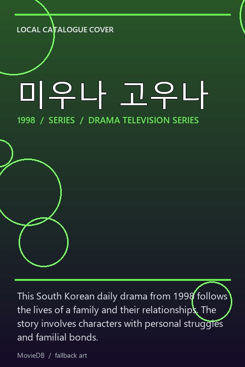 미우나 고우나 poster