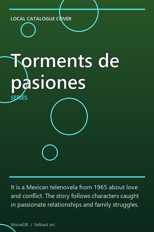 Torments de pasiones poster