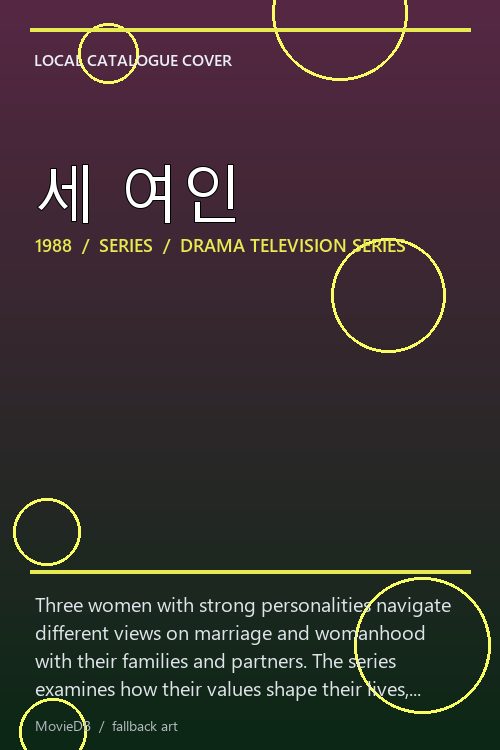 세 여인 poster