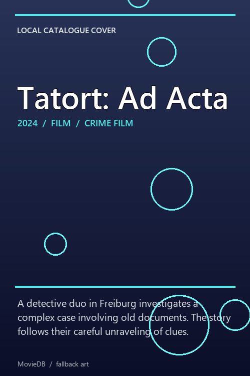 Tatort: Ad Acta poster