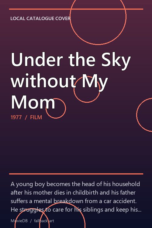 Under the Sky without My Mom poster