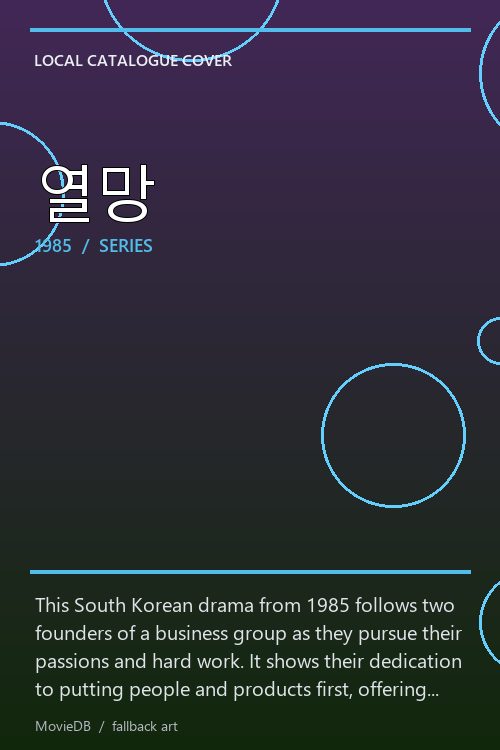 열망 poster