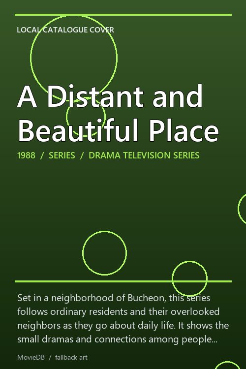 A Distant and Beautiful Place poster