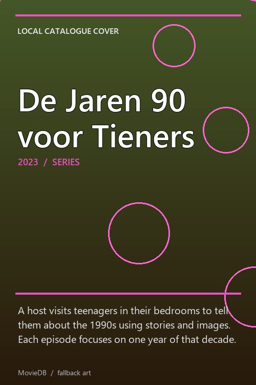 De Jaren 90 voor Tieners poster