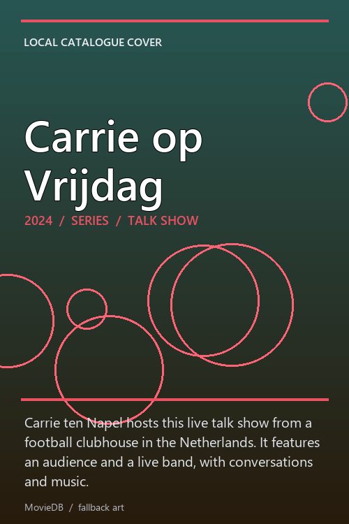 Carrie op Vrijdag poster