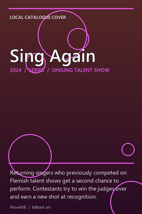 Sing Again poster